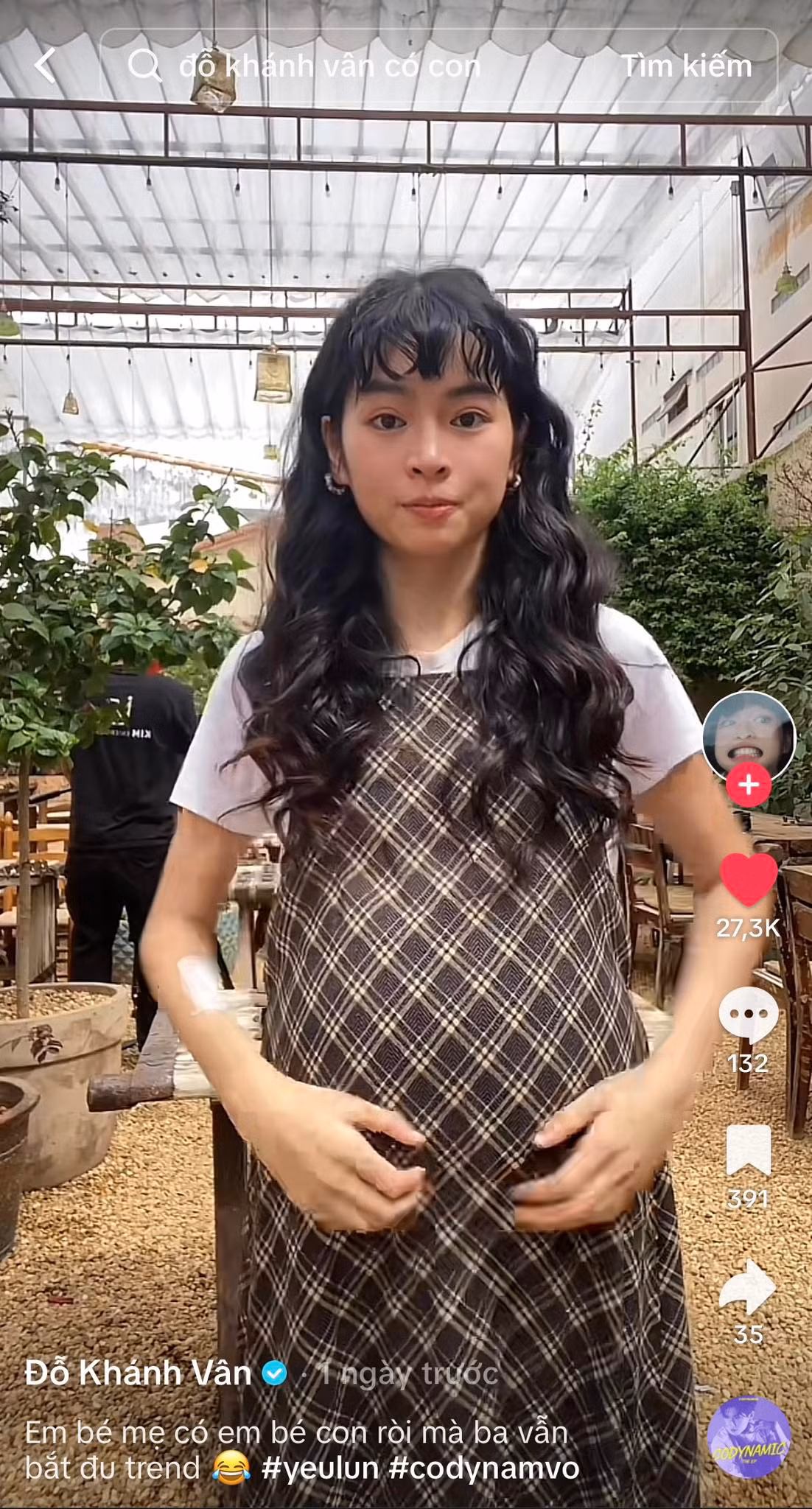Do Khanh Van bat ngo khoe clip nhay nhot voi bung bau vuot mat