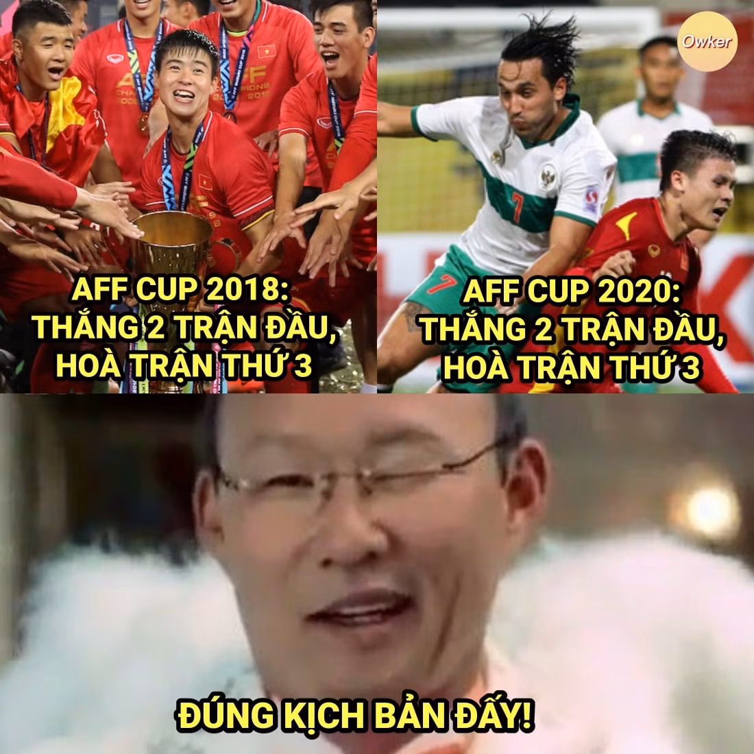 Đội tuyển Việt Nam đang đi đúng hành trình lên ngôi vương giống tại AFF Cup 2018.
