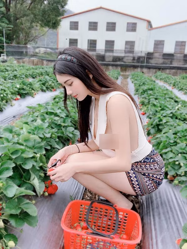 Không riêng gì Khánh Linh, rất nhiều người đẹp châu Á hiện nay đều chuộng trào lưu no-bra.