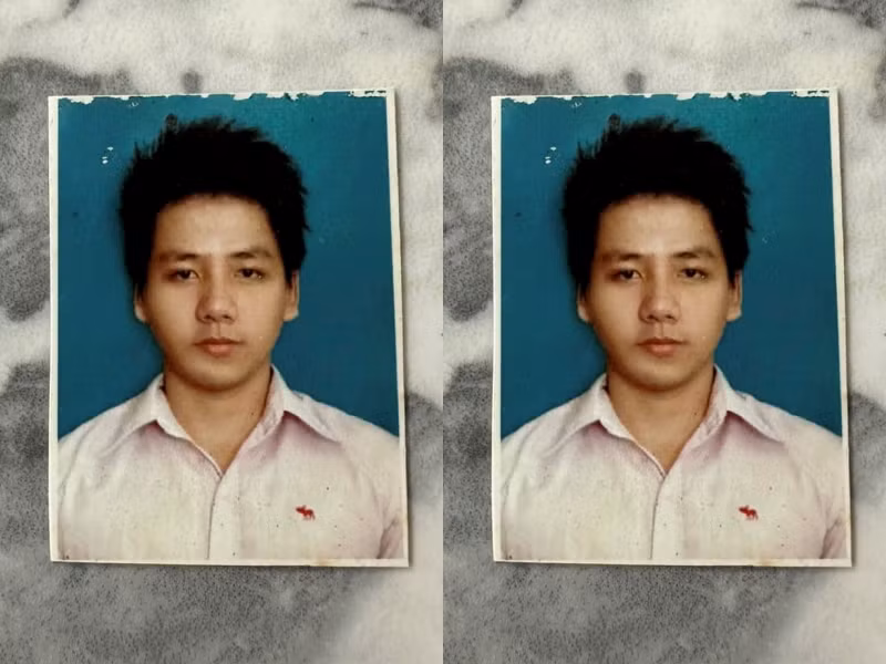 Trên bức ảnh, nam YouTuber dí dỏm chia sẻ thêm: “Bữa giờ bị mấy ông chê mập mất cả cổ buồn quá, tự nhiên tìm lại được hình thẻ ngày xưa cũng đẹp trai phết, giờ thì đỡ nhiều rồi”.