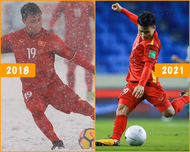 Vào năm 2018, Quang Hải đã có màn ghi bàn đi vào huyền thoại của U23 Việt Nam ở Thường Châu, thậm chí còn được đặt tên riêng cho cú sút này là "cầu vồng tuyết". Vừa qua, "Hải con" tiếp tục không làm người hâm mộ thất vọng bằng cú sút đẹp mắt vào lưới Indonesia làm NHM thổn thức.