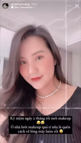 Sinh quý tử đầu lòng mới được mấy tháng Primmy Trương đã nhanh chóng gia nhập đường đua khoe nhan sắc trở lại.