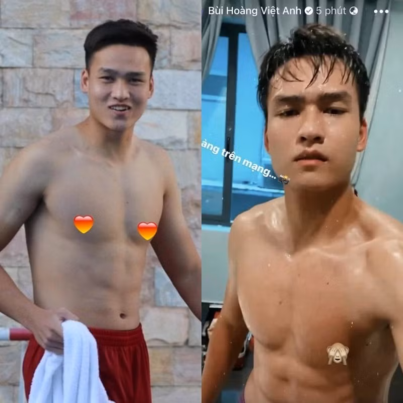 Dù mới chỉ hé lộ những hình ảnh chất lượng thấp nhưng ngoại hình của Việt Anh hoàn toàn là chất lượng cao.