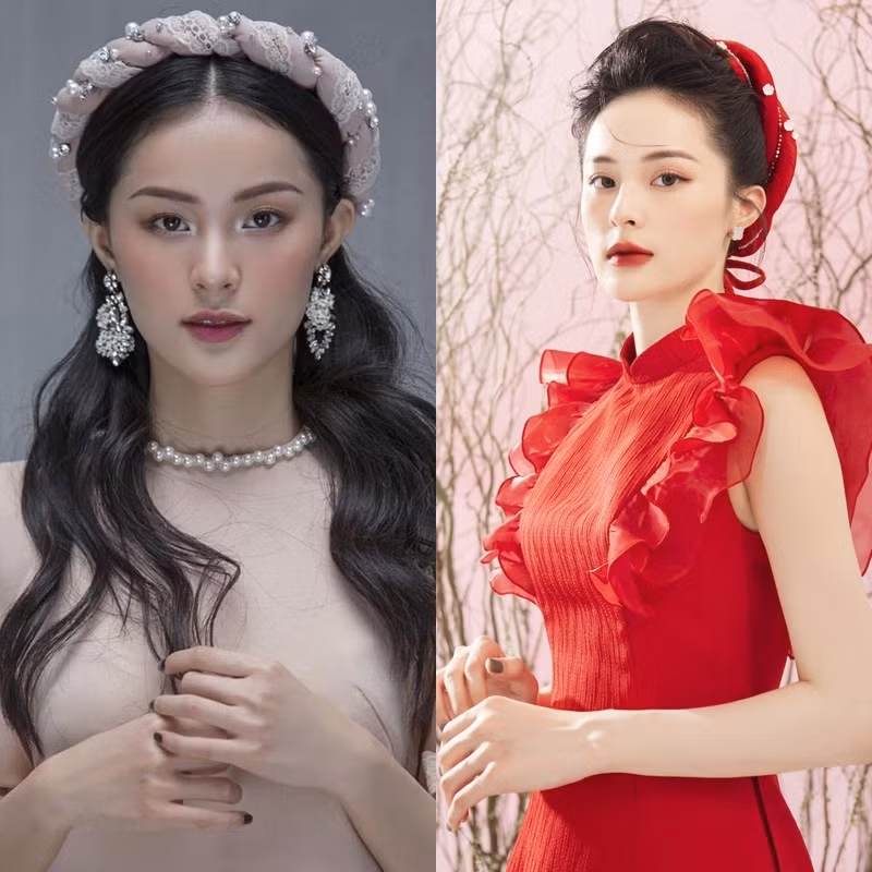 Hạ Vi cũng rất chịu khó thay đổi layout trang điểm khác nhau để làm mới hình ảnh trong mắt mọi người.
