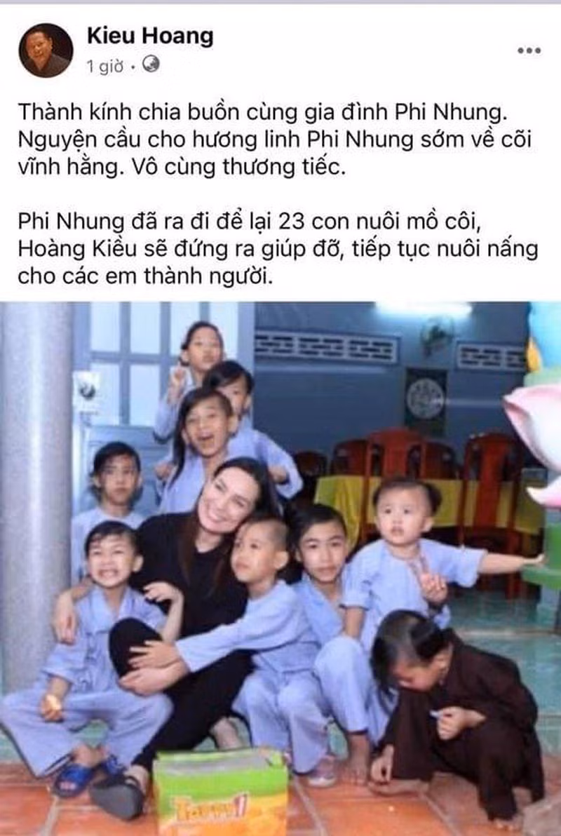 Điều đáng nói là trước đó, vị tỷ phú này hoạt động Facebook rất sôi nổi, đặc biệt là từ lúc ông công khai status sẽ nuôi dưỡng 23 người con của Phi Nhung.