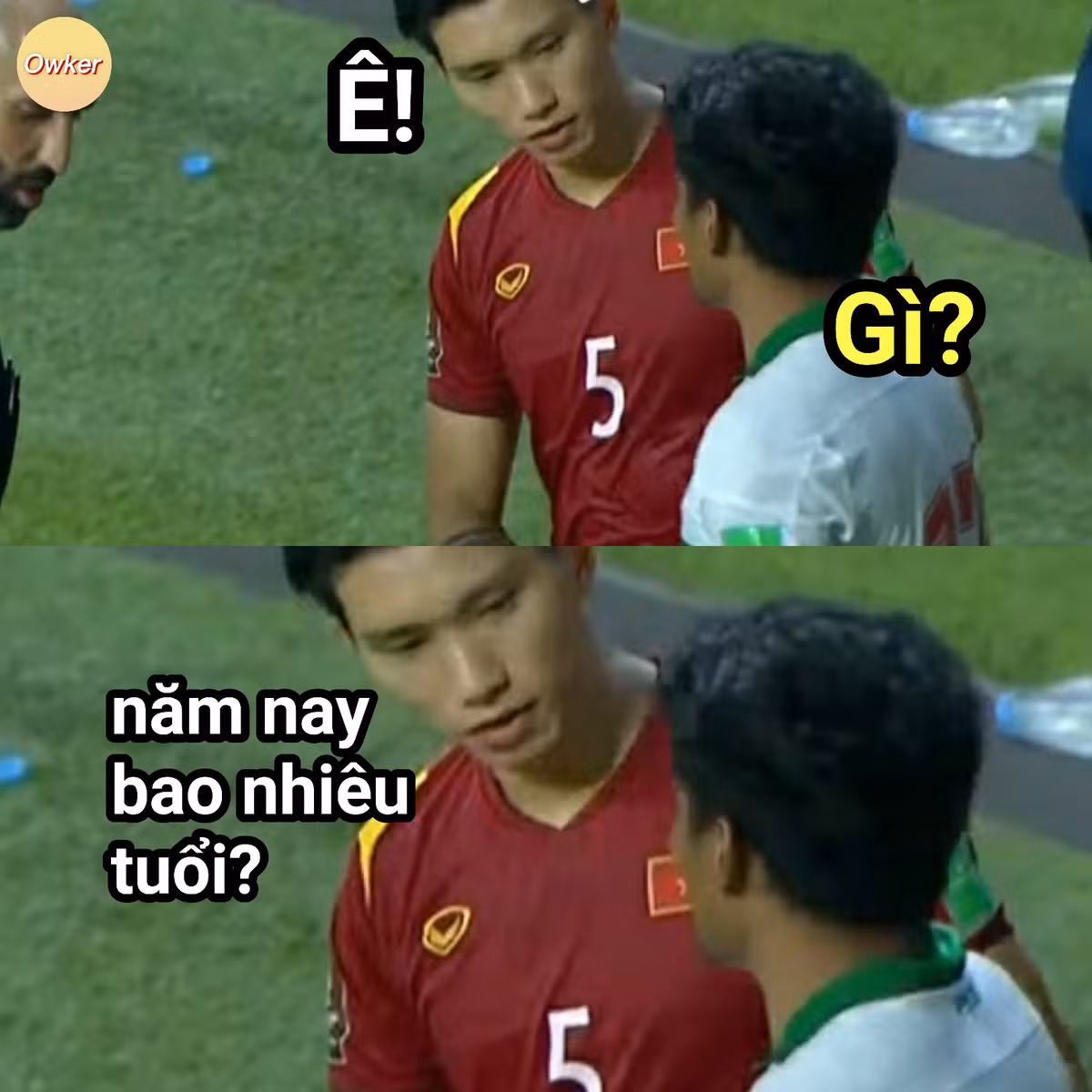 Các cầu thủ Indonesia được gặp lại người quen cũ. Đây là cái tên từng làm cho chung kết SEA Games trên đất Philippines của các cầu thủ xứ Vạn Đảo trở nên vô cùng đáng quên đó là Đoàn Văn Hậu.