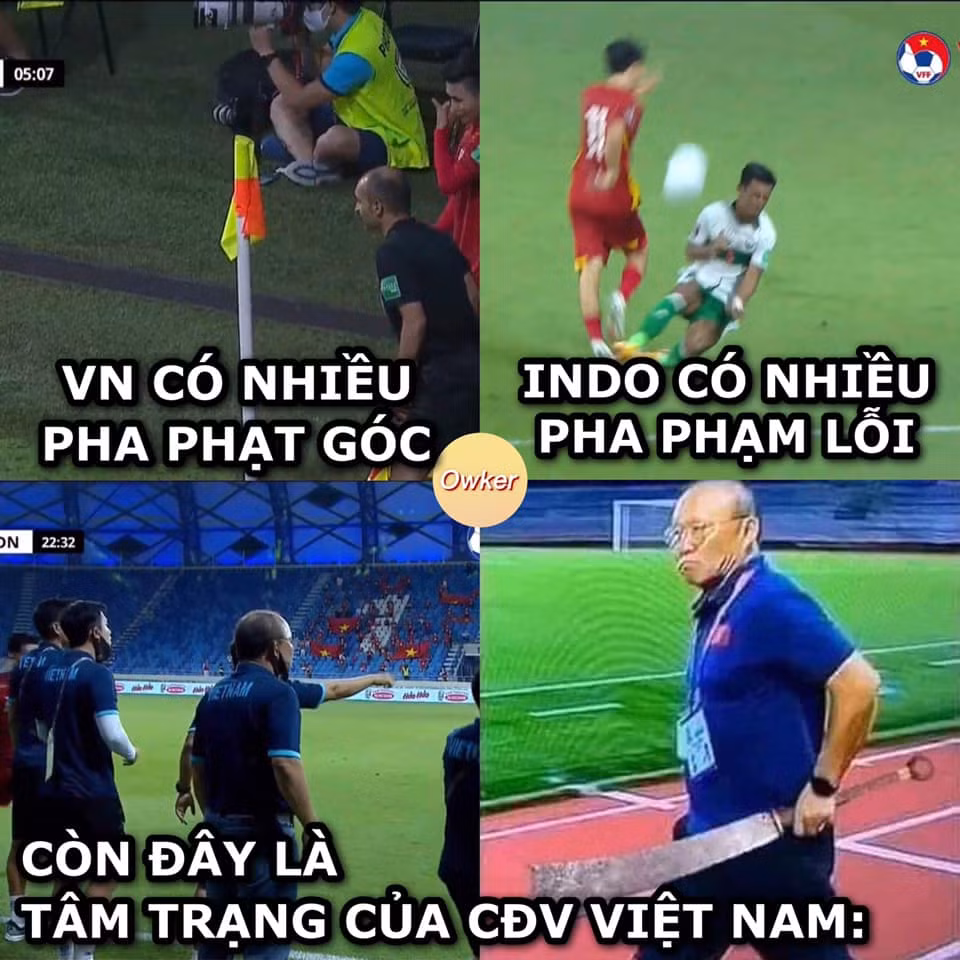 Thậm chí, khi Indonesia phạm lỗi quá nhiều, tâm trạng các CĐV Việt Nam không giữ nổi bình tĩnh.
