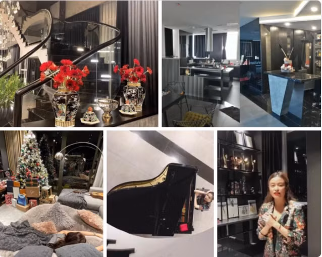 Theo ước tính, căn penthouse của Hoàng Thuỳ Linh ó diện tích hơn 500m2 với tông màu trắng, đen, xám chủ đạo, được thiết kế mở cực kì thoáng đãng với những cửa sổ lớn.