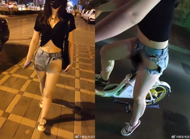 Tưởng chừng như đây là một món đồ rất nịnh dáng, dễ mặc, dễ phối nhưng không ít chị em lại trở thành “nạn nhân” giữa chốn đông người vì ham khoe body trong những chiếc quần siêu ngắn, đến độ không che hết vòng 3, khó lòng hợp mắt người đối diện.
