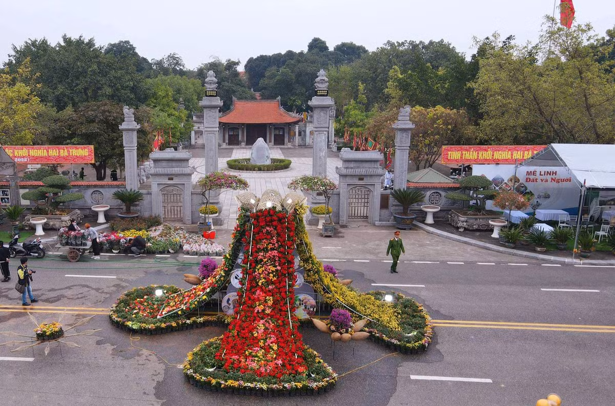 Cuối tuần về "thủ phủ" hoa Mê Linh đẹp mê mẩn với festival Cuoi tuan ve