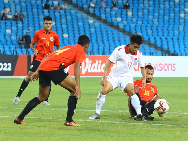 Thang U23 Dong Timor tren cham 11m, U23 Viet Nam thang tien chung ket-Hinh-7