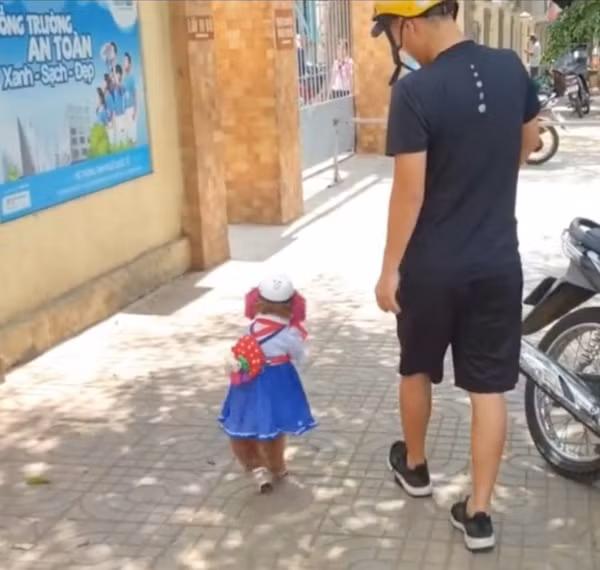 Được biết, chú chó này tên là Su Xí Xọn, năm nay 2 tuổi rưỡi hiện đang sống tại Pleiku, Gia Lai. Điều đặc biệt hơn nữa nó di chuyển được bằng 2 chân, đẹp như siêu mẫu.