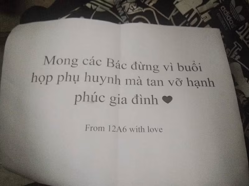 Nỗi lo sợ về một buổi gặp mặt mang tên "họp phụ huynh".