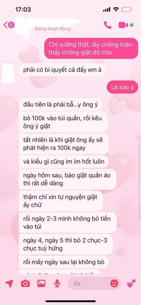 Hoi chi em bay cach 'bay' chong, tu nguyen giat do lam viec nha
