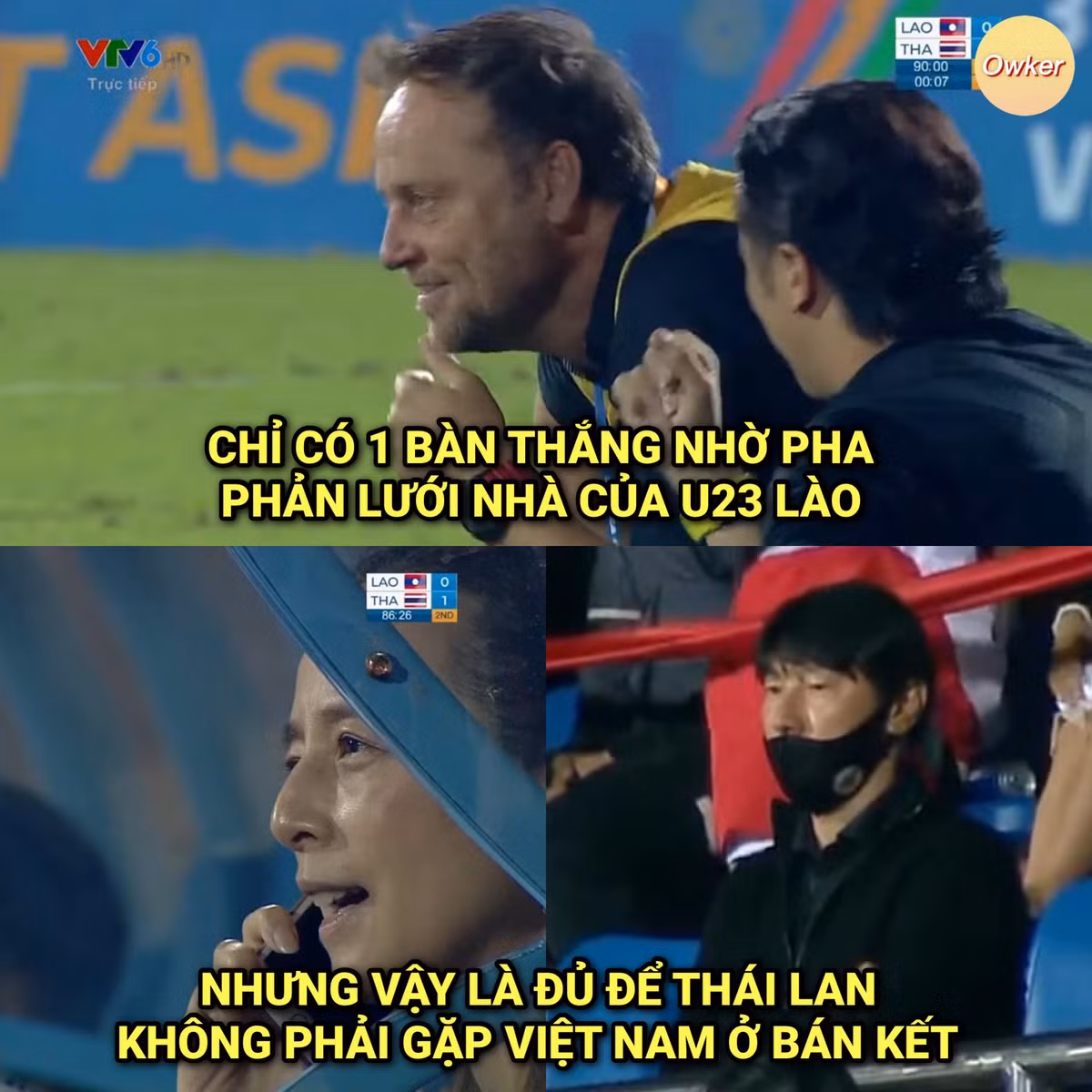 Bị U23 Lào đẩy lên ngôi đầu bảng, U23 Thái Lan trách được cảnh đụng độ chủ nhà U23 Việt Nam sớm.