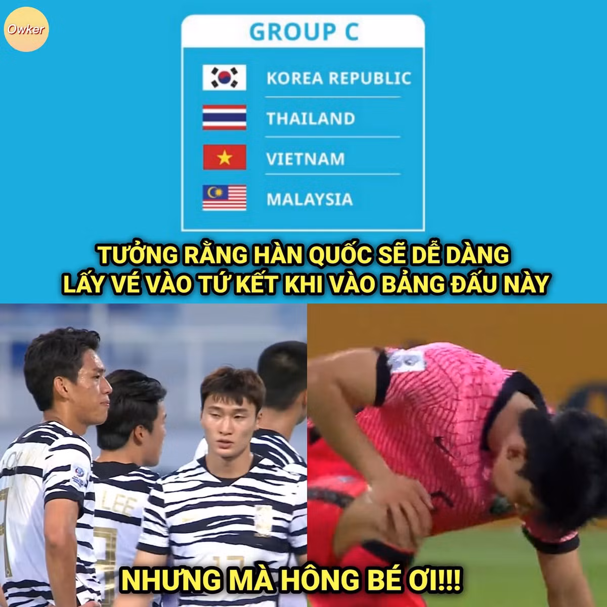 U23 Hàn Quốc tưởng rằng sẽ dễ dàng khi rơi vào bảng đấu "ĐNÁ mở rộng" nhưng sau trận hòa trước U23 Việt Nam họ phải nghĩ lại.
