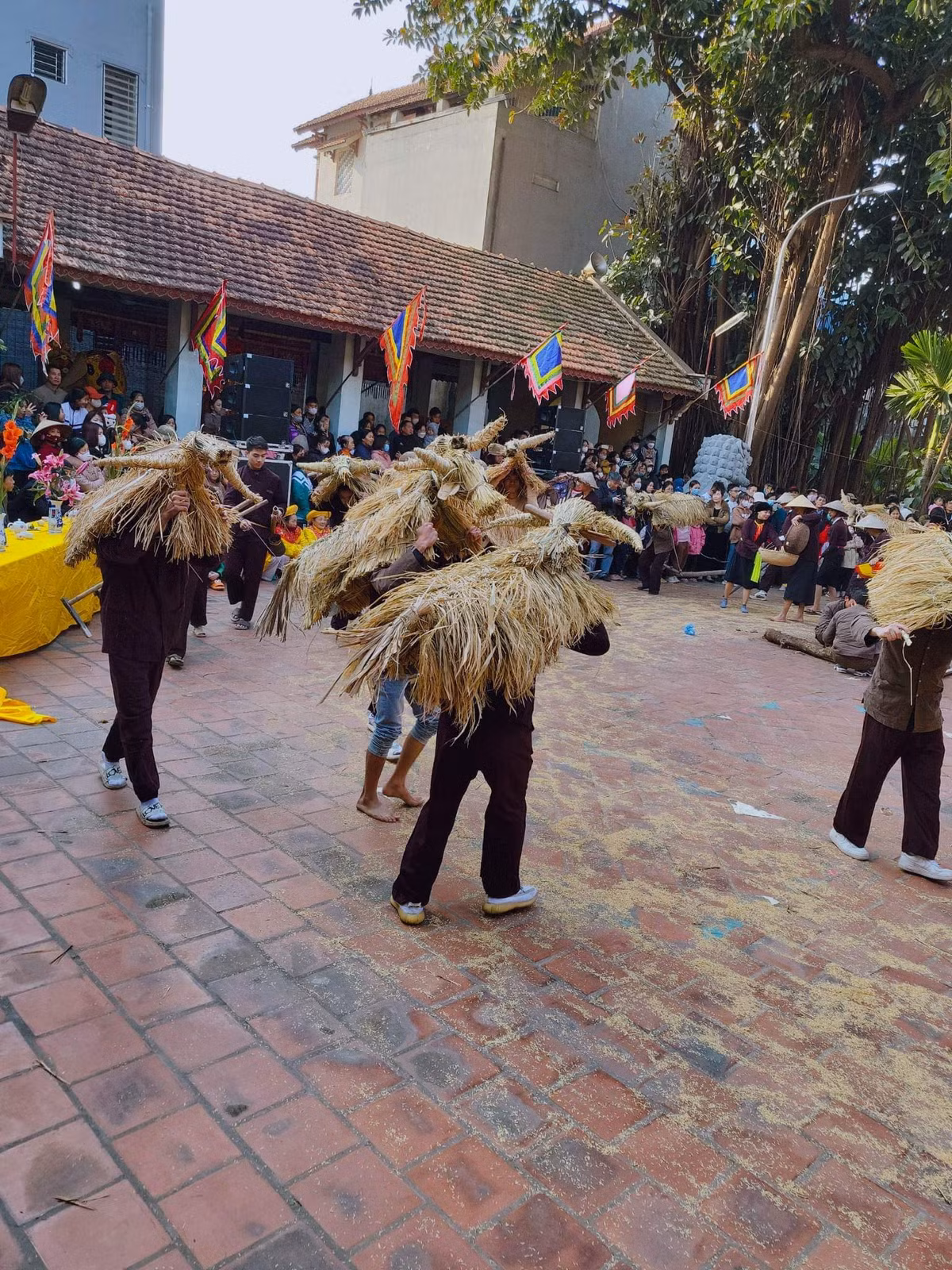 Qua những hoạt cảnh sản xuất nông nghiệp thường ngày, người dân Đại Đồng bày tỏ khát vọng lao động, cầu mùa, cầu lộc trời cho là mưa thuận gió hòa, cây cối tốt tươi, gia súc gia cầm sinh sôi nảy nở.