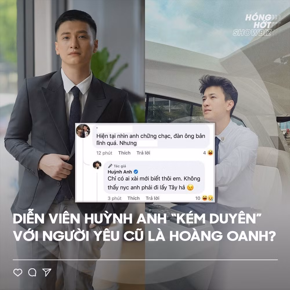 Sóng gió chưa dừng lại với Huỳnh Anh khi mới đây, trong một phút cao hứng trên trang cá nhân, anh chàng đã có những lời lẽ bị cho là kém duyên, động chạm tới người yêu cũ... Hoàng Oanh.