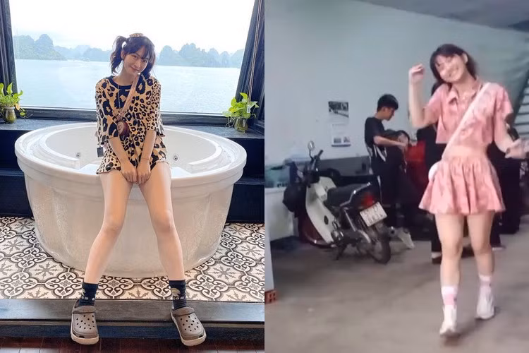 Trước đó, không ít lần nhiều người đã khá thất vọng vì dù mang danh hot girl phòng gym nhưng vóc dáng của Lê Bống không cao ráo như trong ảnh.