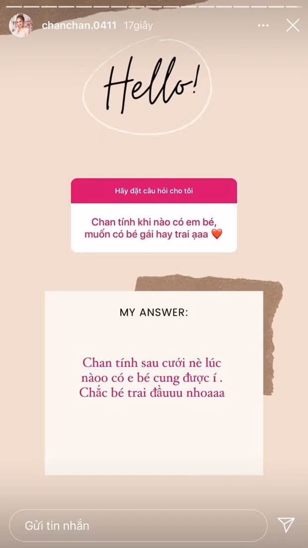Những tưởng vợ streamer giàu nhất Việt Nam sẽ tránh đề cập đến những vấn đề này vì đó là chuyện của tương lai. Nhưng không, Xoài Non thật biết cách tiết lộ mong muốn của mình.