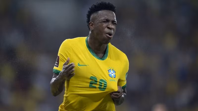 Vinicius Junior (12 tháng 7, 2000) là cầu thủ người Brazil hiện đang thi đấu cho CLB Real Madrid. Anh cũng được UEFA vinh danh là cầu thủ trẻ đầu tiên của mùa giải Champions League. Sau khi dẫn dắt Brazil giành chức vô địch U17 Nam Mỹ, Vinicius Junior được vinh danh là cầu thủ xuất sắc nhất giải đấu và là cầu thủ ghi nhiều bàn thắng nhất với 7 bàn thắng.