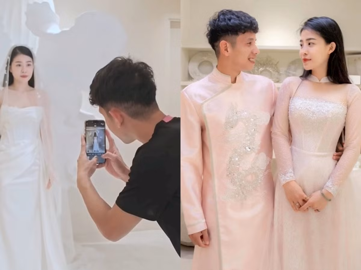 Sau nhiều năm hẹn hò kín tiếng, mới đây, cầu thủ Nguyễn Phong Hồng Duy đưa bạn gái Phạm Kiều Oanh đi thử váy cưới tại một thương hiệu nổi tiếng. Nhiều người hâm mộ thích thú trước thông tin cặp đôi sẽ về chung một nhà trong thời gian tới.