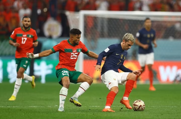 Phap 2-0 Morocco: 
