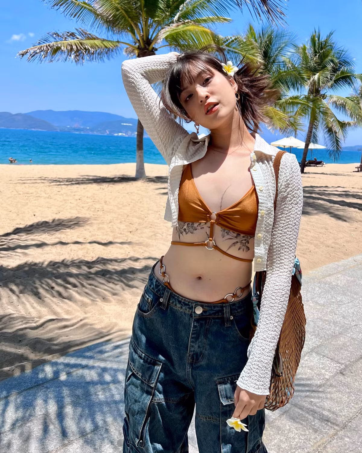 Thành công với vai diễn "Hồng" trong phim Mắt Biếc, nàng hot girl xinh đẹp Nguyễn Lâm Thảo Tâm tập trung cho việc học và mãi tới gần đây, cô nàng mới quay trở lại với diễn xuất.