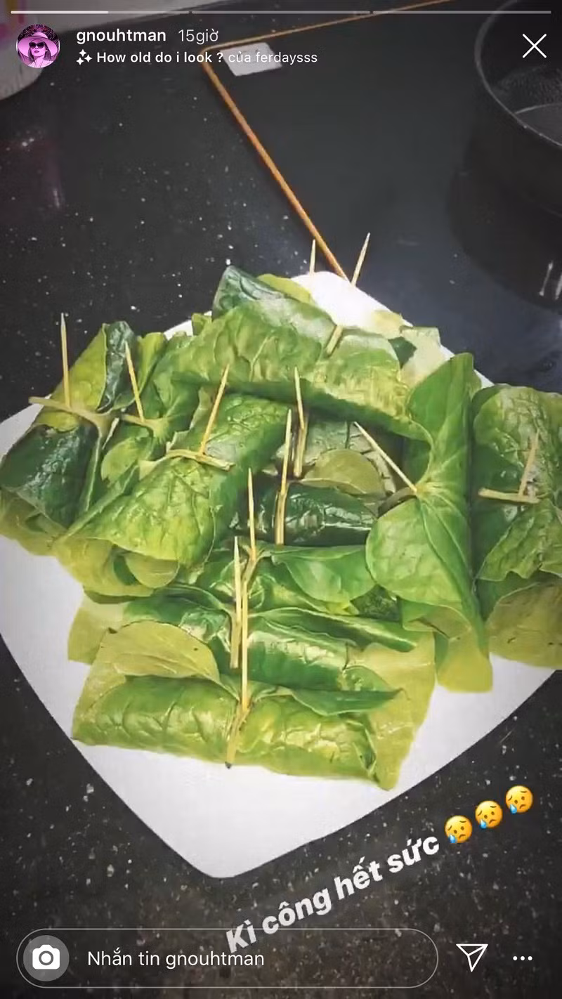 Mới đây trên trang các nhân, dàn trai xinh, gái đẹp Việt điển hình như Trang Lou, Mai Ngọc, Tường Linh... thi nhau chia sẻ mâm cơm gia đình ấm cúng. Có lẽ, trong những ngày ở nhà tránh dịch Covid-19 cũng là cơ hội để mọi người trổ tài bếp núc của mình.
