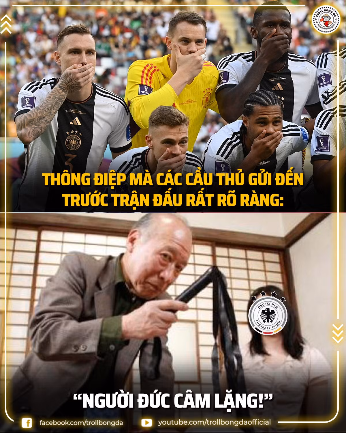 Thông điệp của người Đức và cách hiểu của người Nhật.