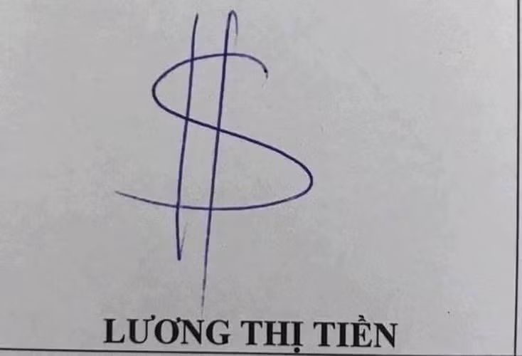 Tên Tiền thì chỉ cần ký như này ắt nhiều người sẽ hiểu.