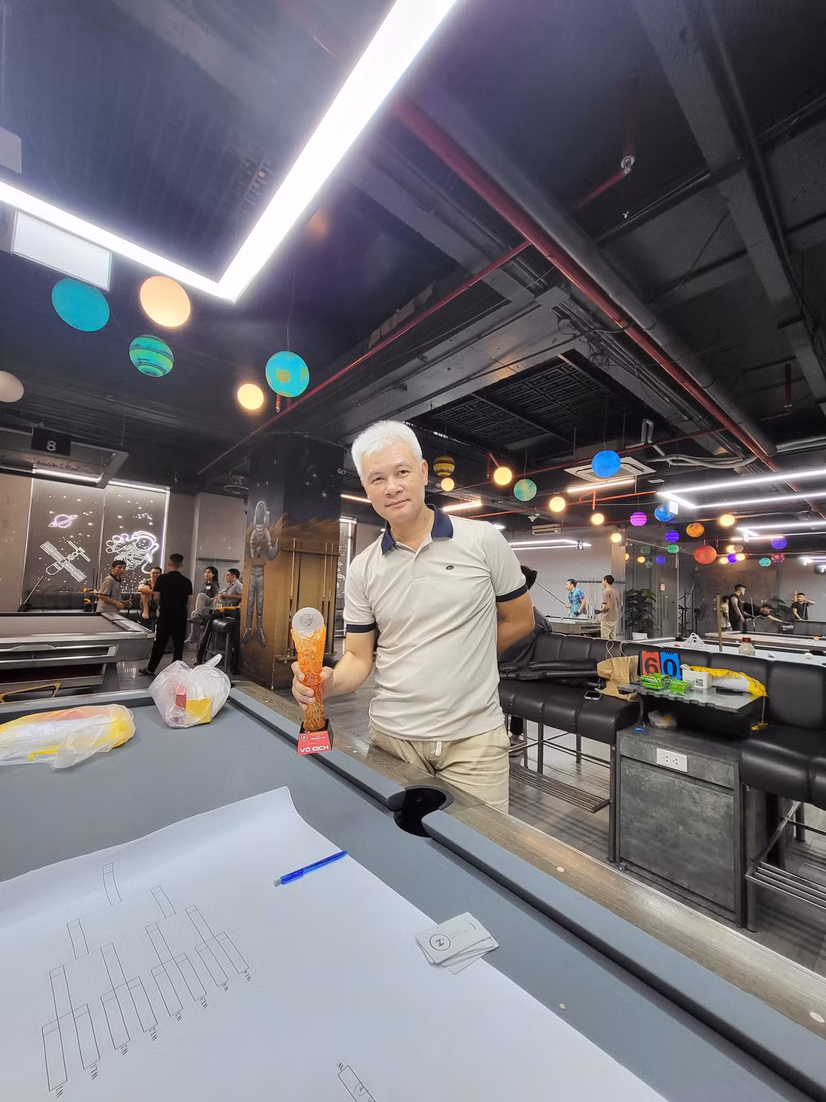 Giai Billiards Bao chi Z+ Ha Noi chao mung 99 nam BCCM Viet Nam-Hinh-2