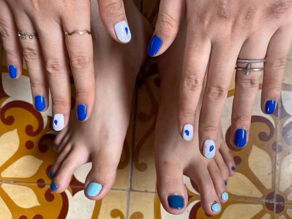 Trước đó, mạng xã hội cũng từng xuất hiện không ít những bộ nail “dở khóc dở cười” như vậy.