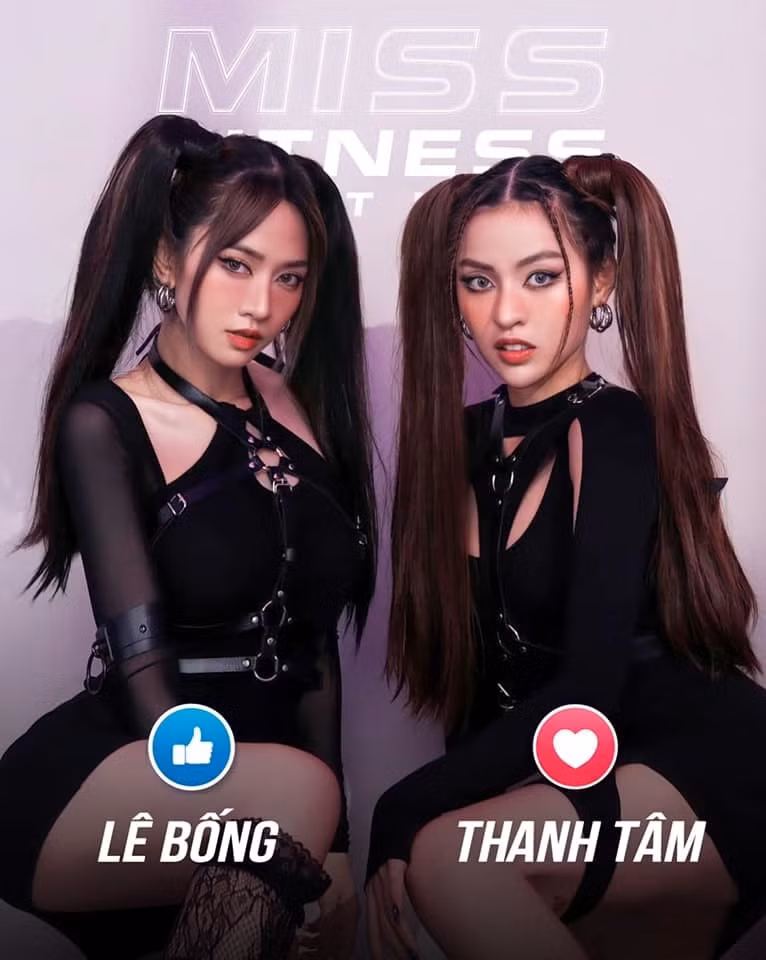 Đặc biệt nhất đó chính là việc Lê Bống và Trần Thanh Tâm cùng dắt tay nhau đi dự thi hoa hậu.