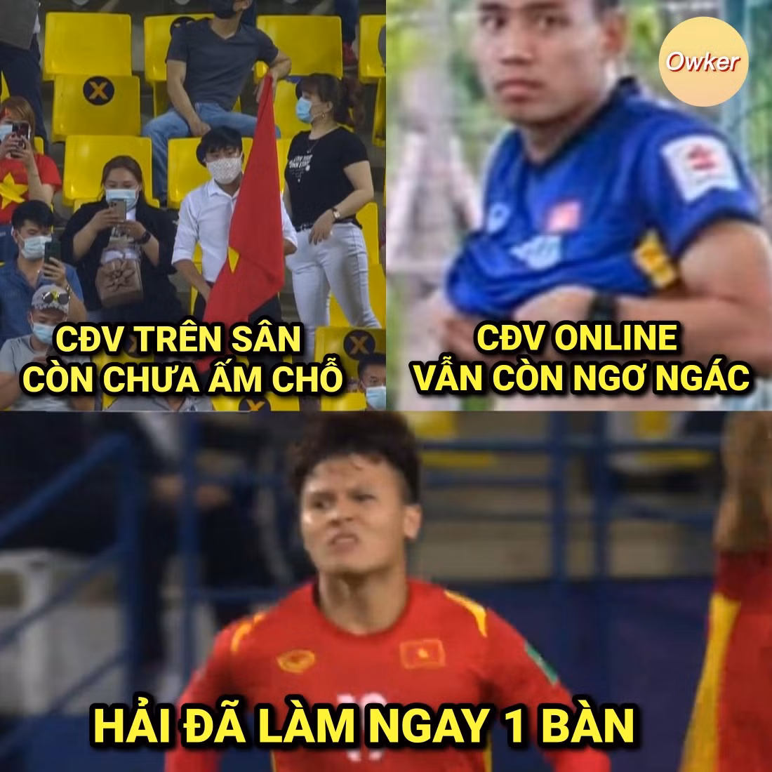 Khi khán giả của trận đấu giữa đội tuyển Việt Nam và Ả Rập Xê-út còn chưa ấm chỗ, các CĐV thì chưa load xong đường link xem trực tiếp thì Quang Hải đã có 1 bàn thắng vào lưới "ông lớn" đến từ Tây Á.