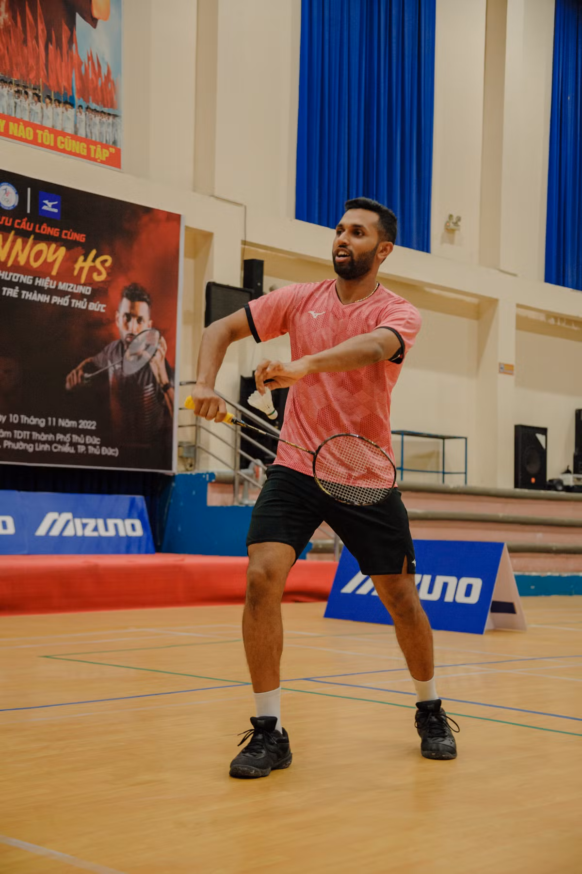Mới đây, Prannoy H.S đã đến Việt Nam và tham dự sự kiện giao lưu, học hỏi, gắn kết văn hóa, cầu lông hai nước Việt Nam - Ấn Độ.