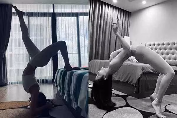 Thanh Huyền sở hữu gương mặt xinh đẹp, body quyến rũ, làn da trắng trẻo.