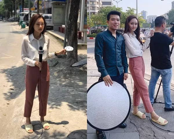 Mùa hè 2018, khi tiết trời Hà Nội nóng như chảo dầu. Nhiệt độ hôm đó lên tới 38 độ còn nhiệt độ đo thực tế tại mặt đường lên tới gần 60 độ. Đôi chân của BTV thời tiết Xuân Anh vì nóng quá đã không thể đi giày cao gót da mà phải xỏ vào đôi dép tổ ong huyền thoại.