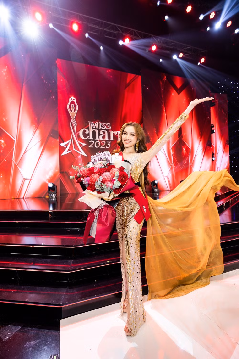 Cô dừng chân tại Top 20 chung cuộc của MC 2023. (Ảnh: FB Thanh Thanh Huyền)