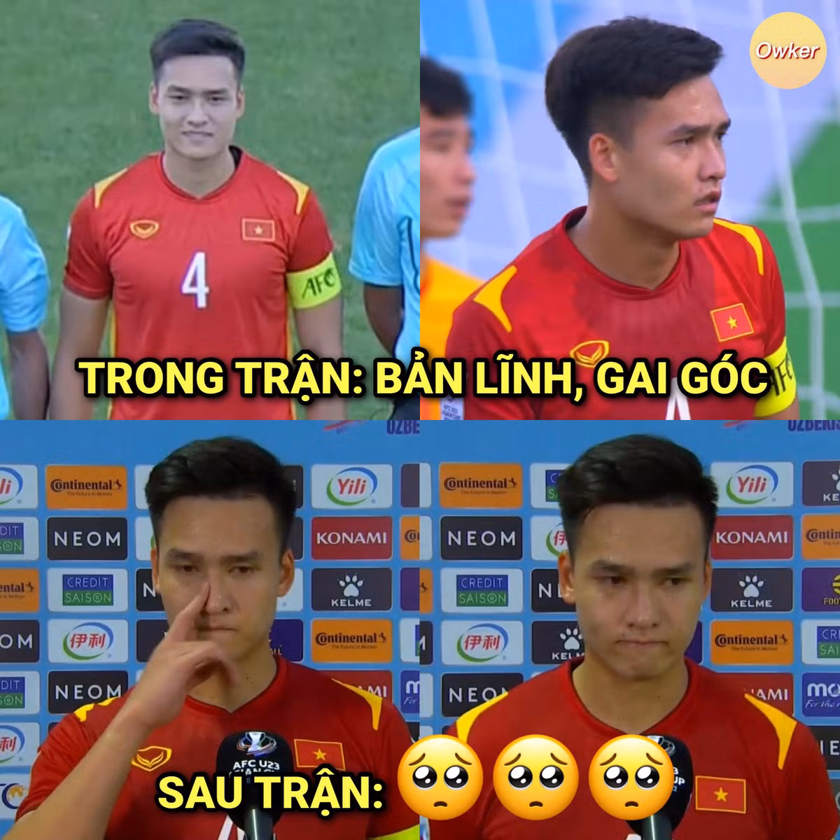 Hòn đá tảng nơi hàng phòng ngự U23 Việt Nam khác "1 trời - 1 vực" trong trận và sau trận.