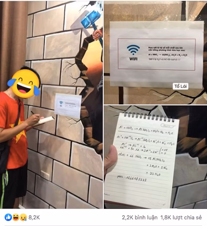 Màn đặt mật khẩu wifi bá đạo của vị thầy giáo trên đã khiến học sinh phải trầm trồ vì độ bá đạo.