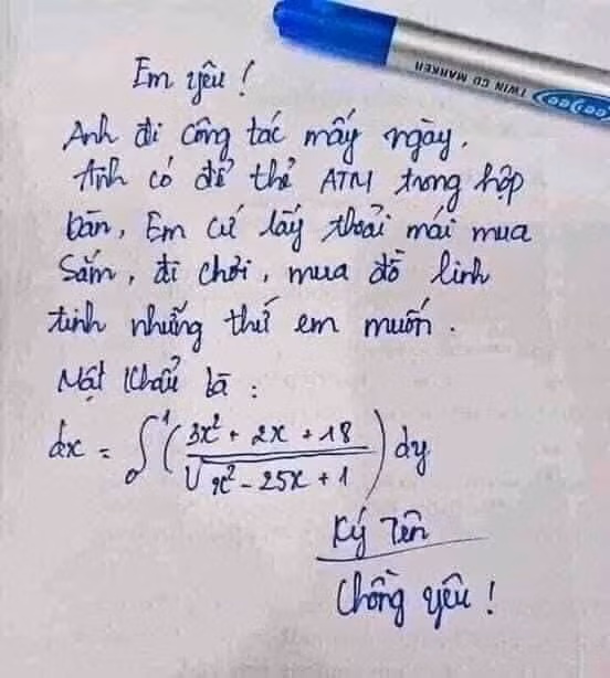 Theo đó, hiệu trưởng của một ngôi trường đã đặt mật khẩu wifi bằng kết quả của một bài tập Toán Đại số và đáp án cũng chính là phần thưởng cho người xứng đáng nhất đó là sử dụng internet "chùa".
