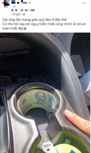 Cụ thể, người phụ nữ chia sẻ bài viết trên một diễn đàn mạng xã hội: “Cuộc đời em nở hoa các chị ạ. Mọi lần em chỉ được đọc trên eva, các chị tìm thấy quỹ đen của chồng thôi, không ngờ hôm nay cuộc đời em được trải nghiệm...