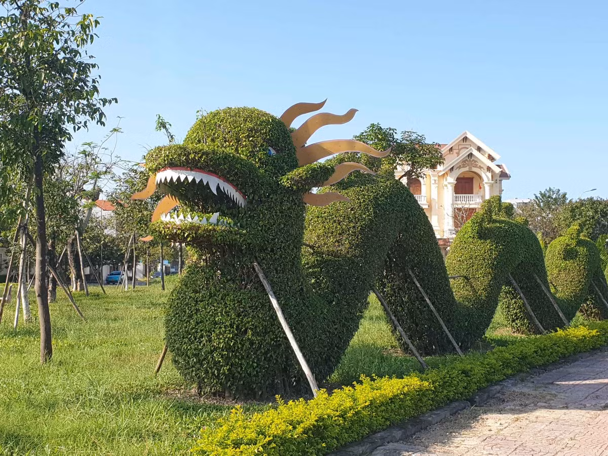 Chia sẻ về vấn đề khen chê những mô hình rồng từ cây xanh, Trưởng phòng Kế hoạch – Kỹ thuật, Trung tâm Công viên cây xanh Đồng Hới cho biết, quá trình chăm sóc và tạo hình cây có nhiều khó khăn. Cán bộ, nhân viên của trung tâm luôn nỗ lực để cây sinh trưởng tốt, tạo hình đẹp. Nhưng rồng là con vật được tưởng tượng nên rất khó để nói là tạo hình giống hay không giống.