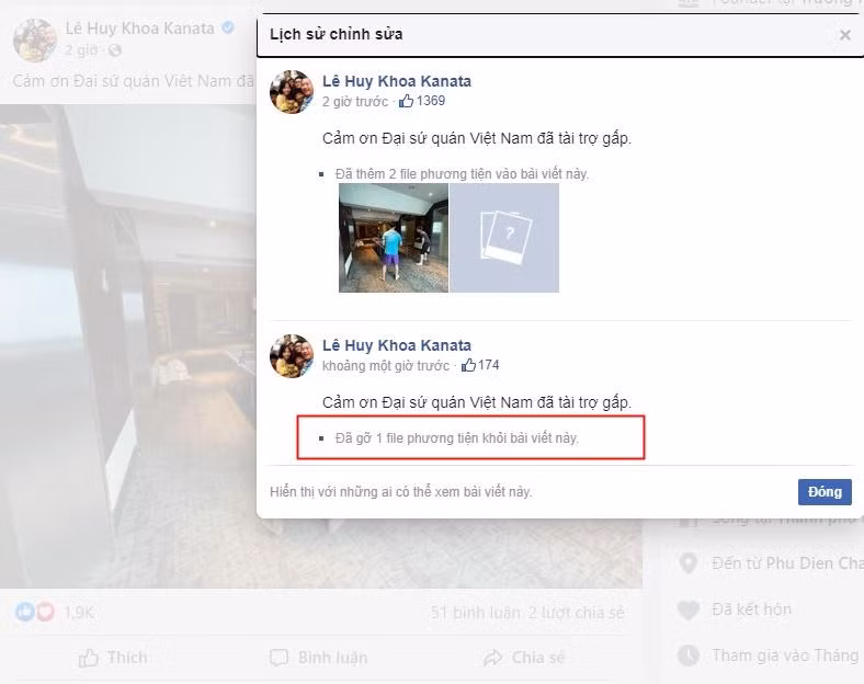 Hình ảnh được trợ lý Lê Huy Khoa công khai trên mạng xã hội lập tức gây bão. Một trang chuyên về bóng đá cũng share lại trên page, được mọi người bàn tán rôm rả.