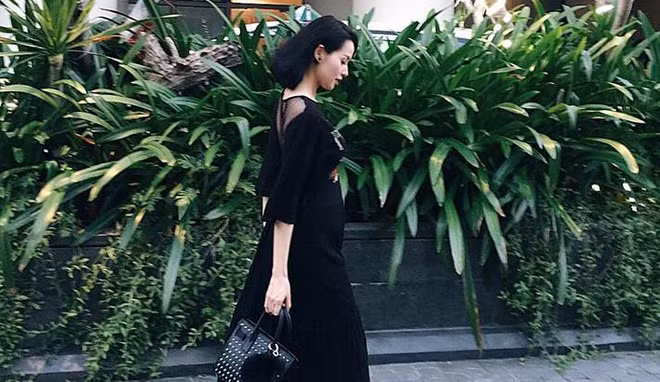 Cũng trong năm 2015, Tâm Tít mang thai con trai đầu lòng. Nhưng dường như việc này không mấy tác động đến vẻ ngoài hay khiến cô bị phá nét như bao mẹ bầu khác.