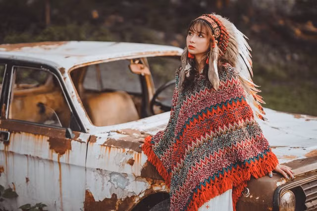 Hình ảnh cực đáng yêu của Phương Thảo - cô nàng thổ dân đáng yêu.