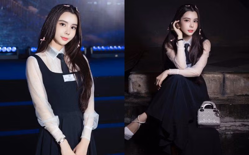 Ở tuổi 29, Huỳnh Vy vẫn trông ngọt ngào và tươi trẻ như những nữ sinh đại học.