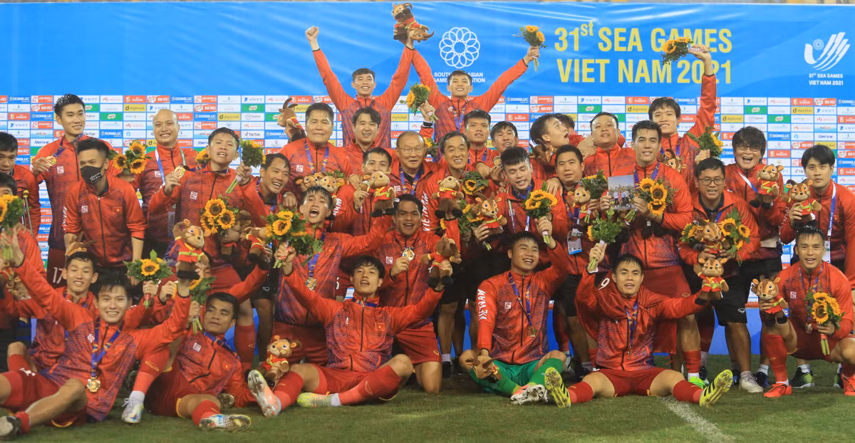 Sau chiến thắng trước U23 Thái Lan, U23 Việt Nam lần thứ 2 liên tiếp giành tấm HCV SEA Games.