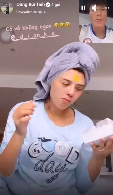 Chàng thủ thành bóc phốt vợ kỹ tính, kiểm tra đồ ăn cẩn thận rồi mới dùng.